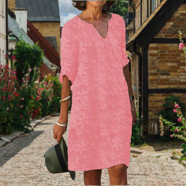 Amber – Robe Élégante à Manches Longues pour Femme
