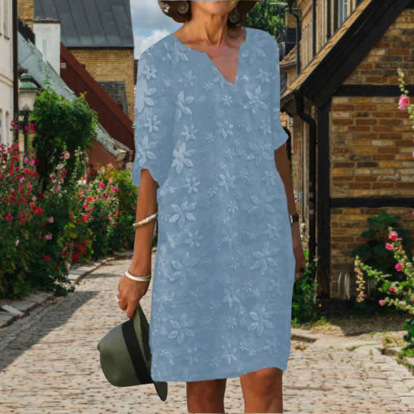 Amber – Robe Élégante à Manches Longues pour Femme
