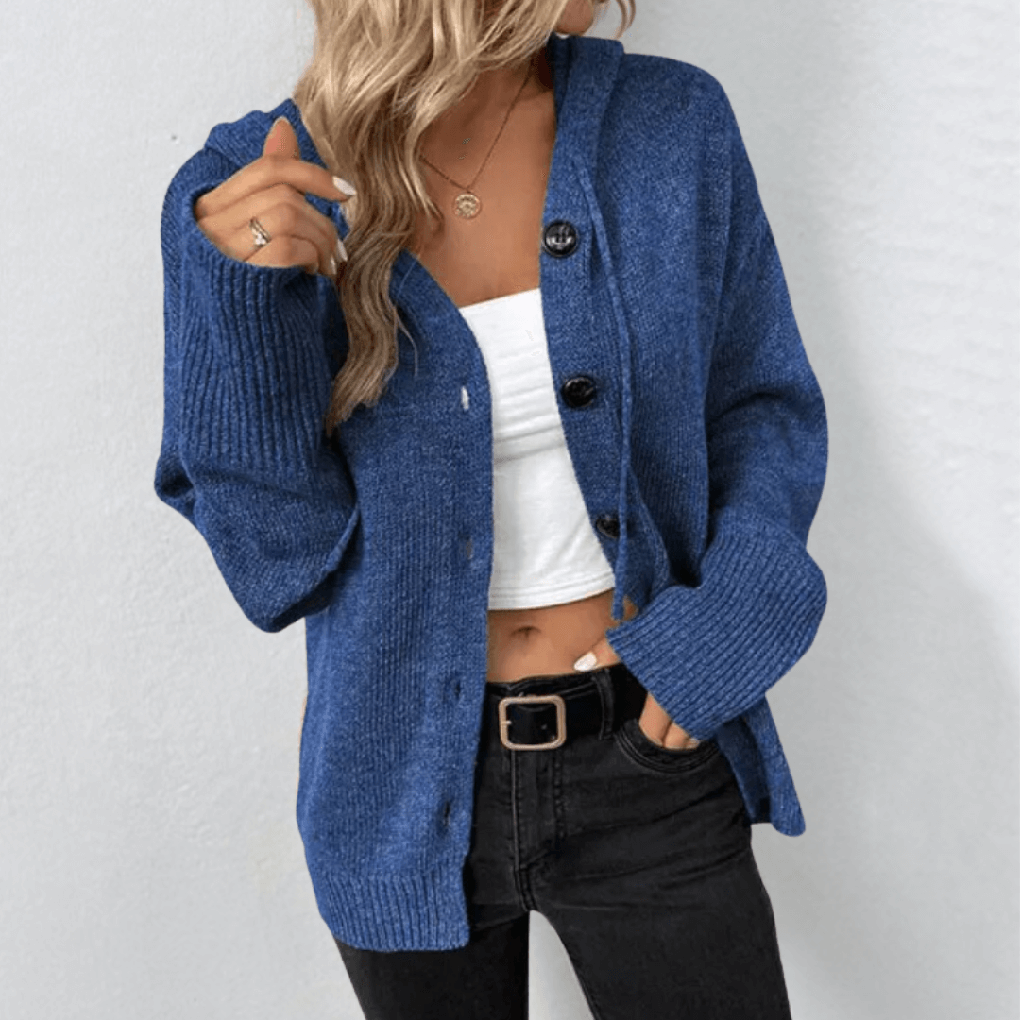 Cardigan en tricot pour femme – Chaud et boutonné