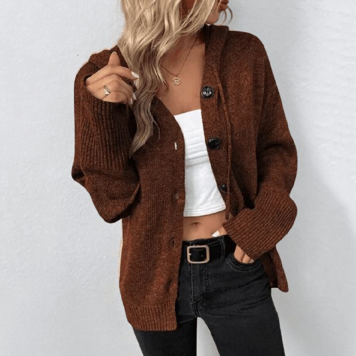 Cardigan en tricot pour femme – Chaud et boutonné