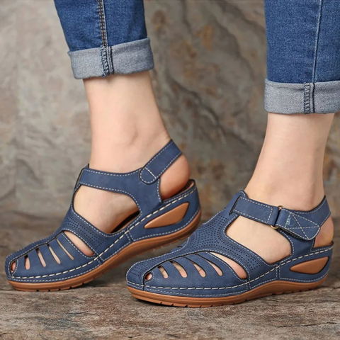 Astrid – Sandales orthopédiques de style romain pour femme