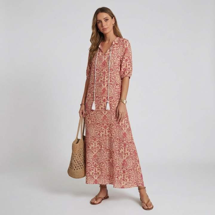 Robe longue bohème pour femme