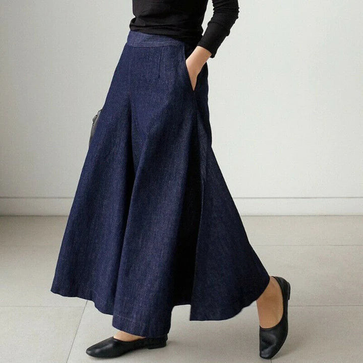 Pantalon Large Décontracté et Élégant pour Femmes