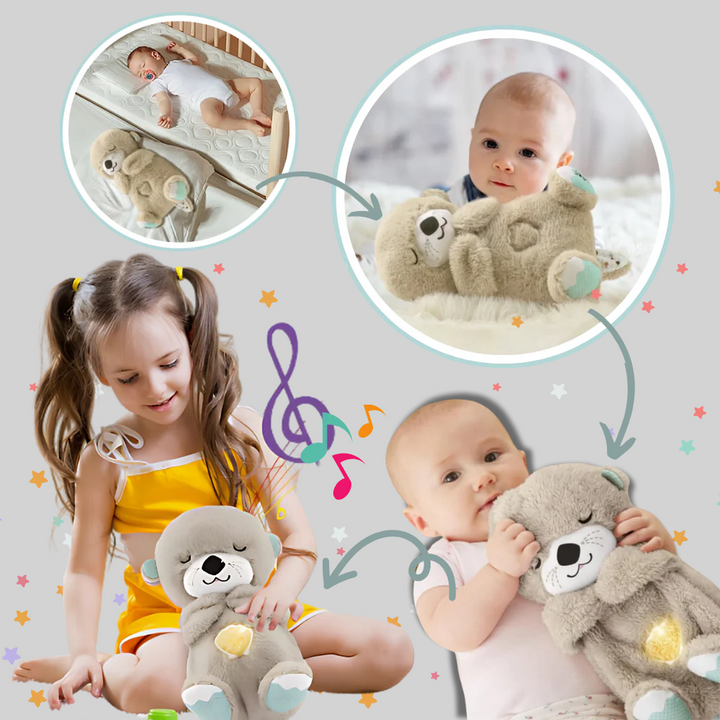 Peluche loutre apaisante – Compagnon de sommeil apaisant