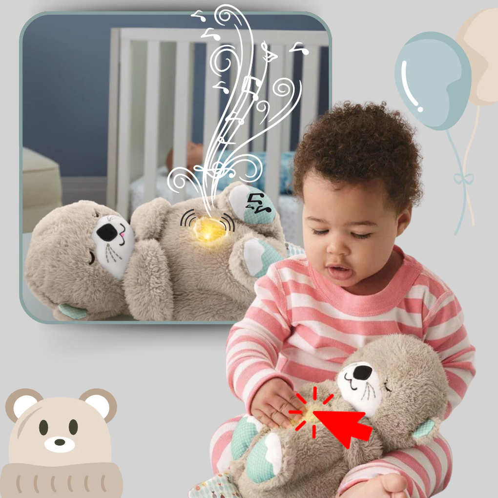 Peluche loutre apaisante – Compagnon de sommeil apaisant