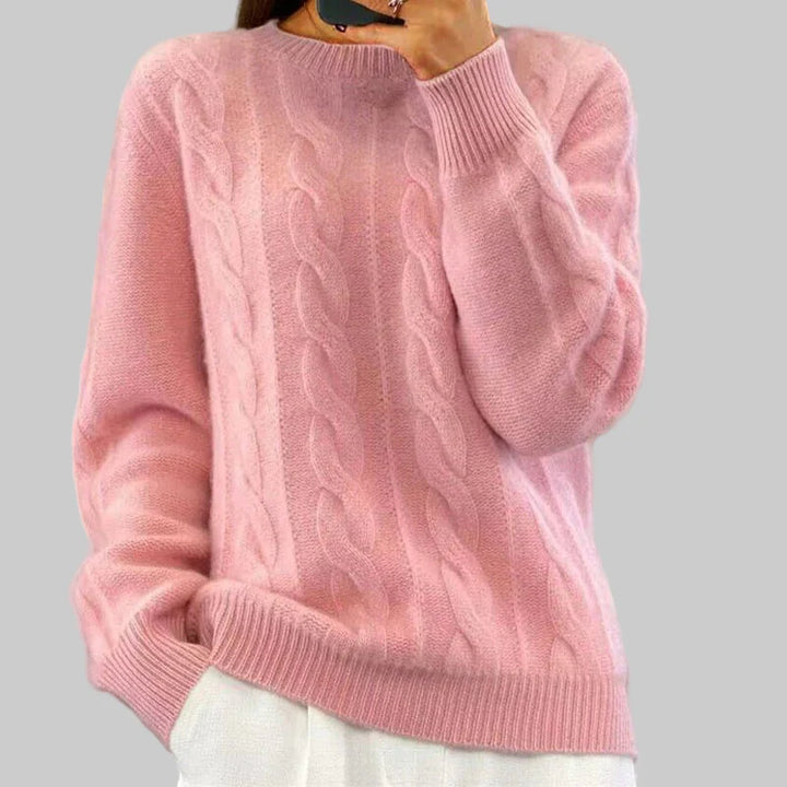 Pull en tricot chaud pour femme