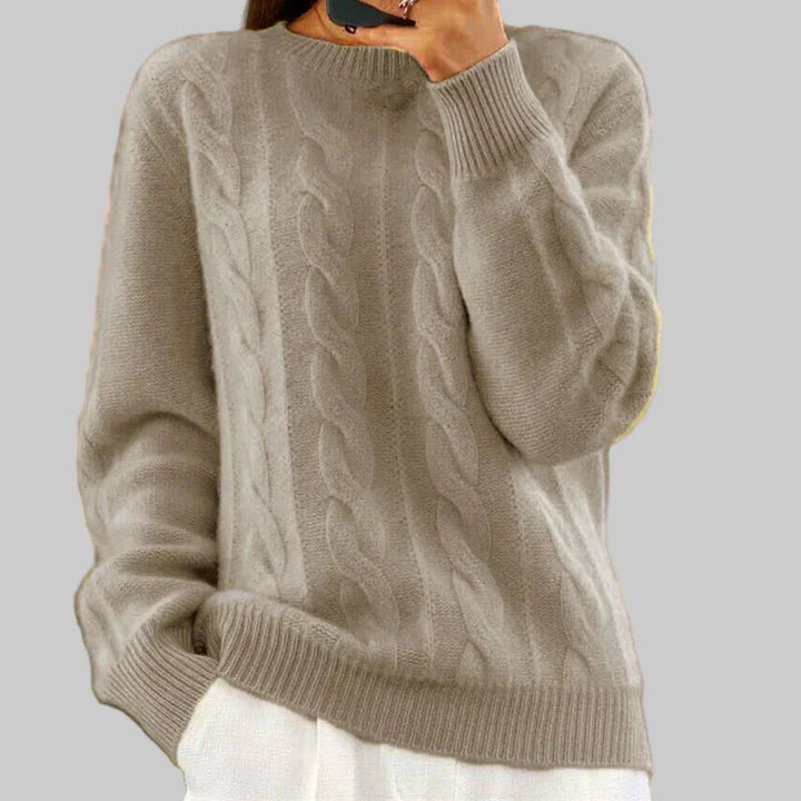 Pull en tricot chaud pour femme