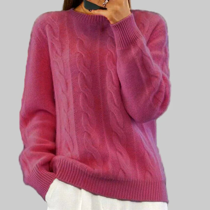 Pull en tricot chaud pour femme