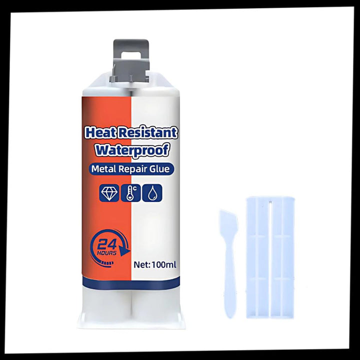 Adhésif de réparation pour métaux 50 g – Formule de liaison étanche