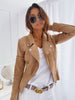 Veste en cuir pour femme