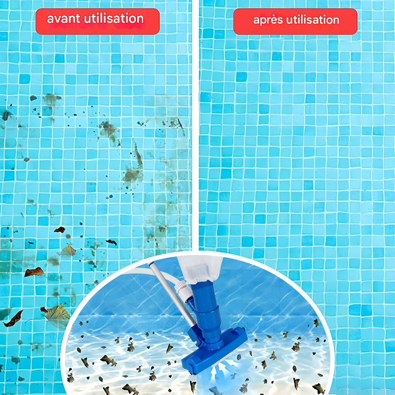 Aspirateur de piscine avec sac de collecte de débris