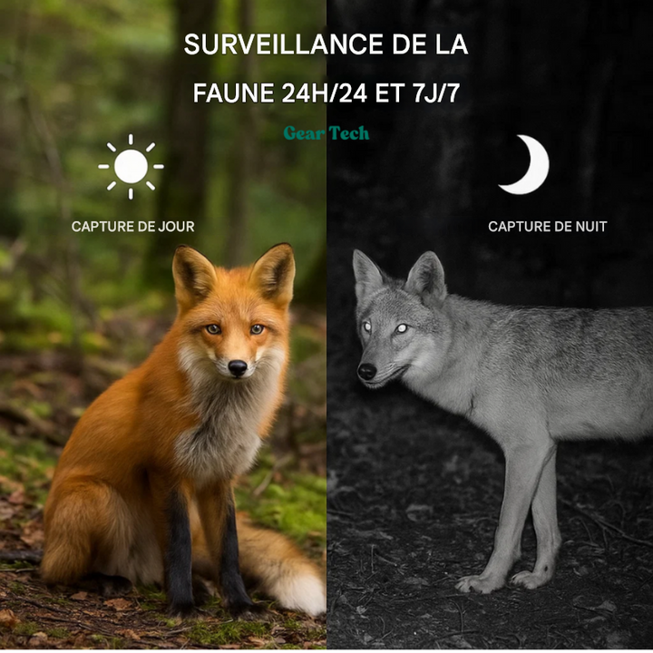 Caméra de vision nocturne pour la faune