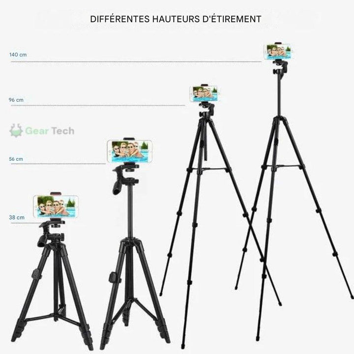 Trépied Bluetooth pour selfies