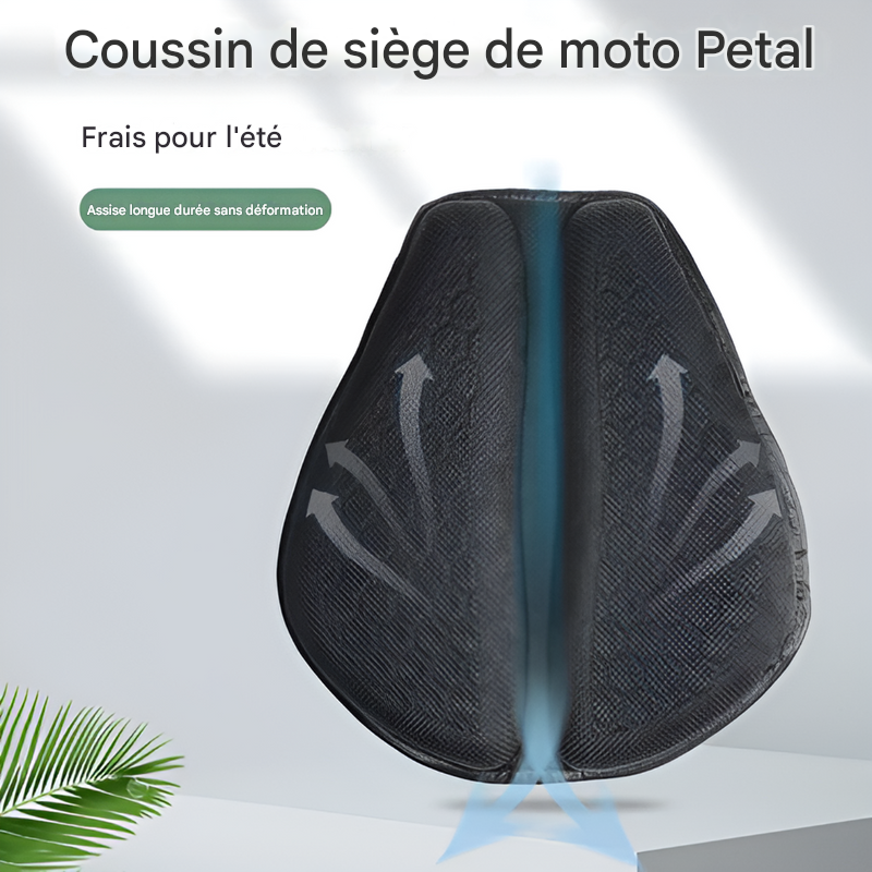 Coussin de selle en gel pour moto pour les longs trajets