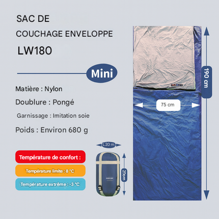 Sac de couchage compact
