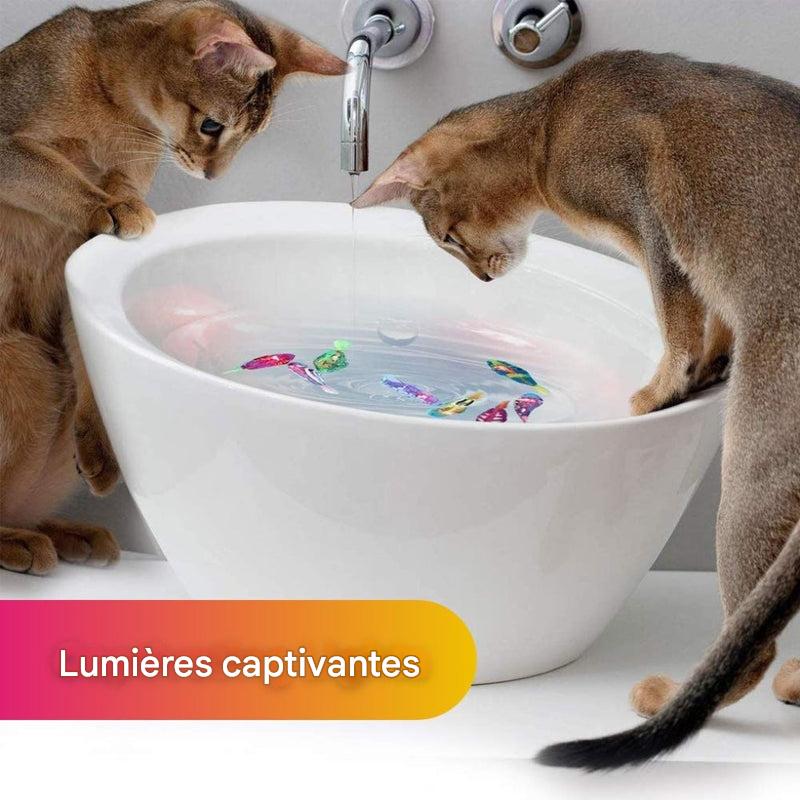 Ensemble de jouets interactifs pour chat – Mouvement de nage réaliste et lumière captivante