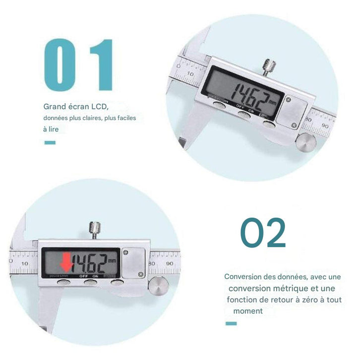 Pied à coulisse numérique 150 mm