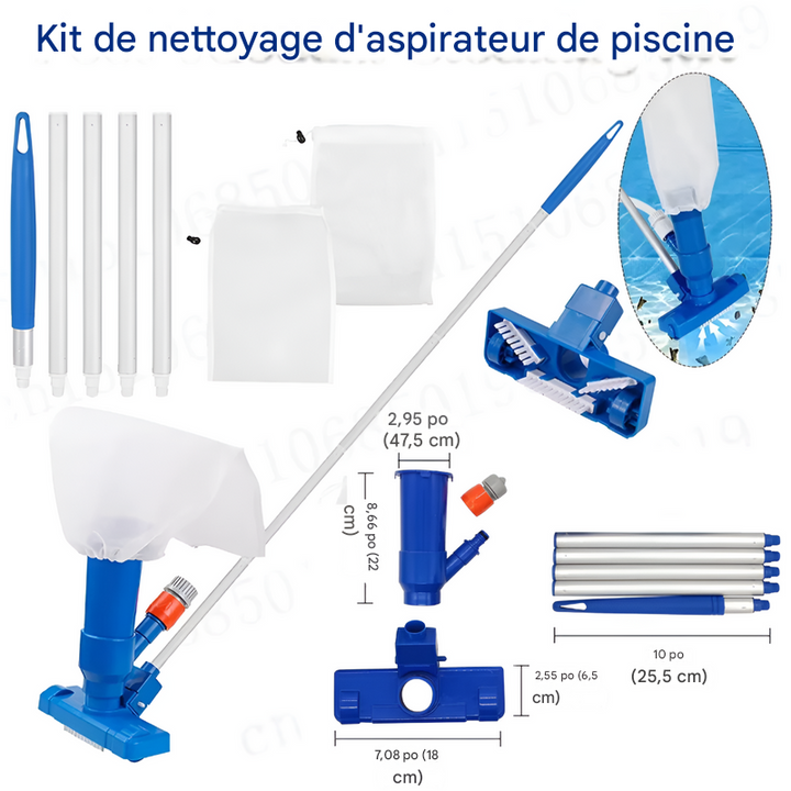 Aspirateur de piscine avec sac de collecte de débris