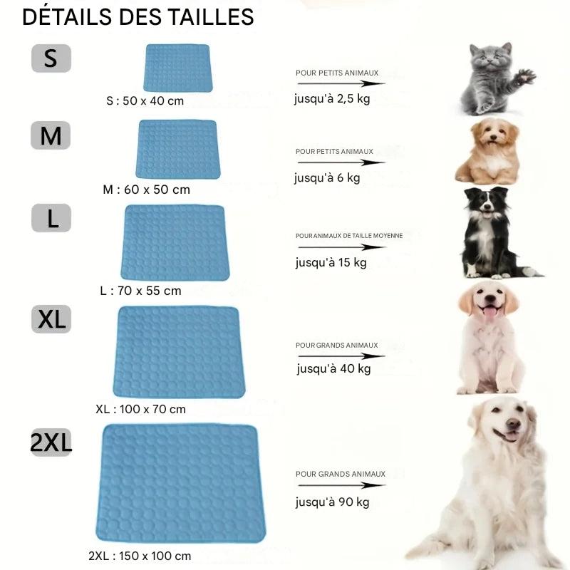 Tapis rafraîchissant pour chiens et chats