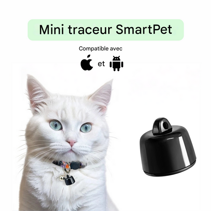 Mini localisateur GPS pour animaux de compagnie SmartPet Tracker