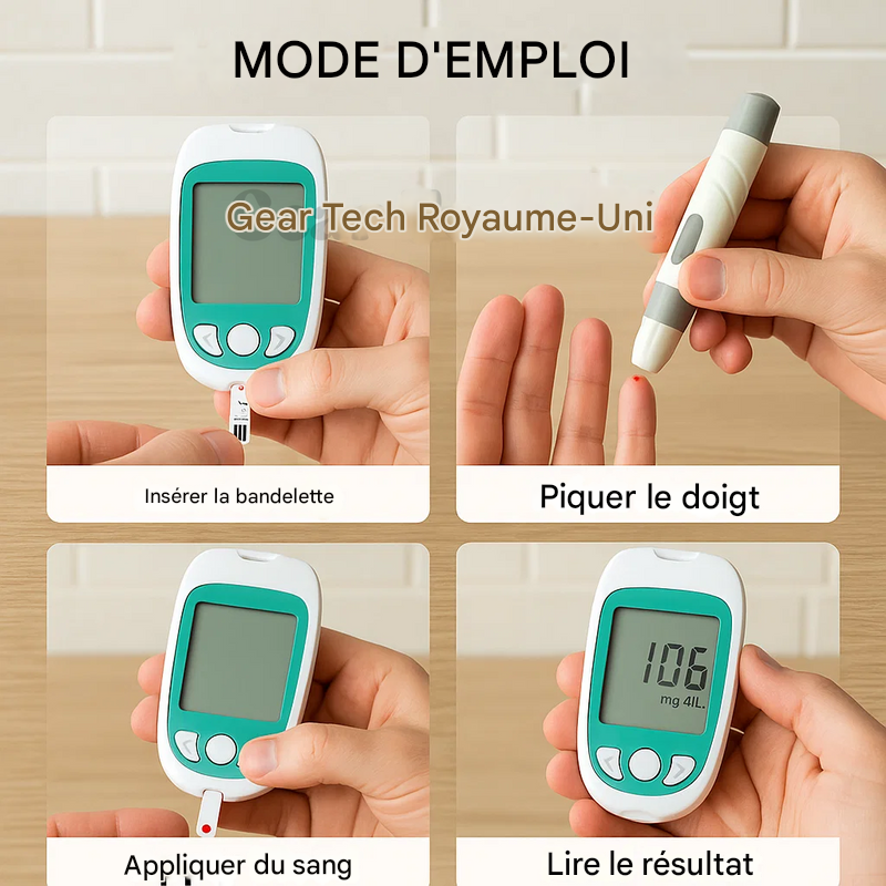Kit de test à domicile avec analyseur multifonctionnel