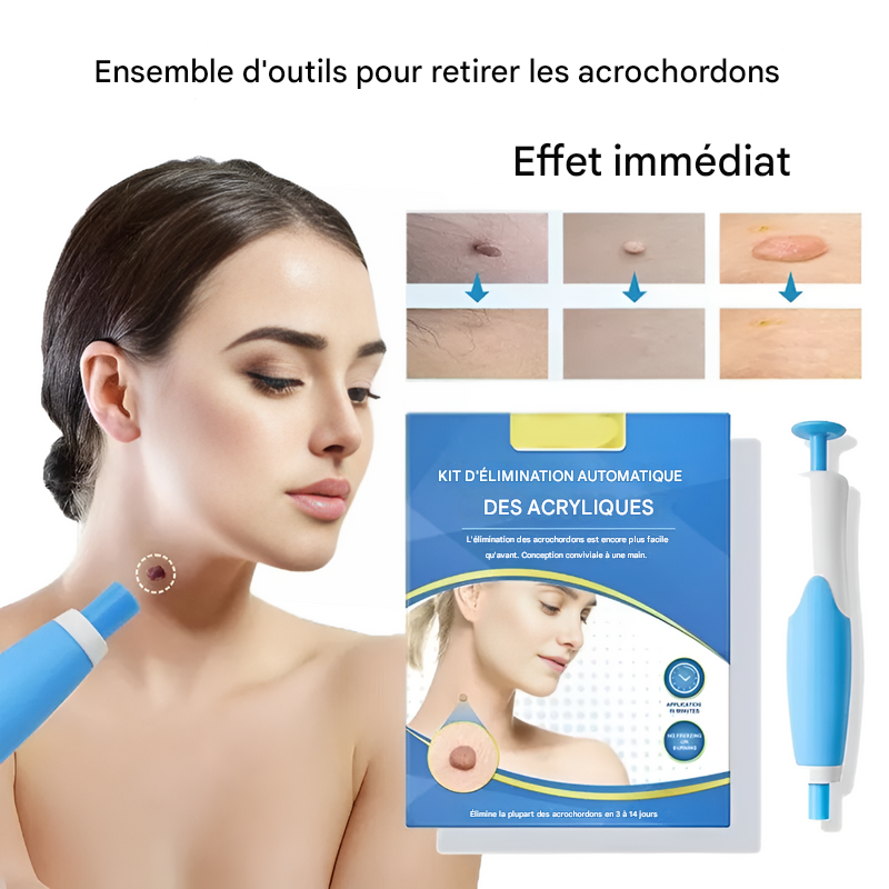 Kit d'élimination des acrochordons