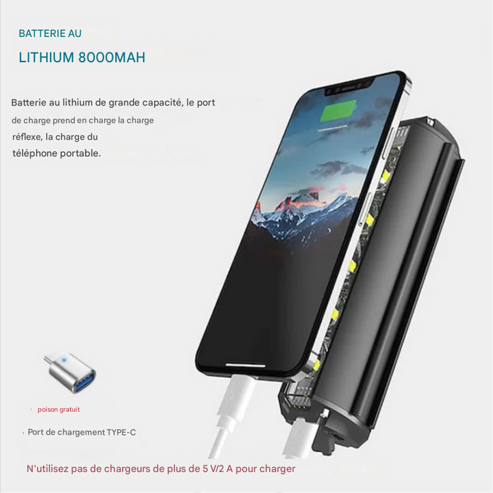 Éclairage avant universel pour vélo