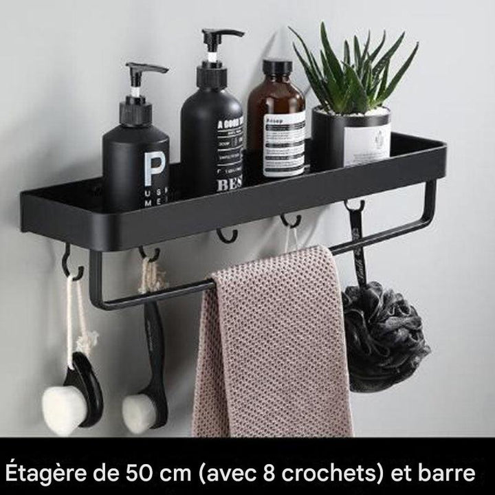 Étagère murale en aluminium Black Space