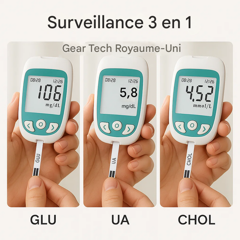 Kit de test à domicile avec analyseur multifonctionnel