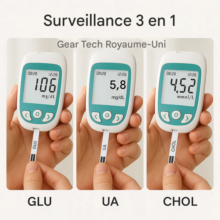 Kit de test à domicile avec analyseur multifonctionnel