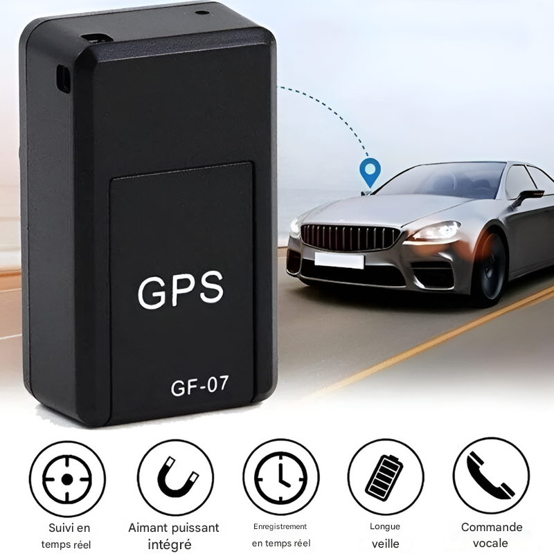 Mini traceur GPS magnétique mondial (modèle GF07)