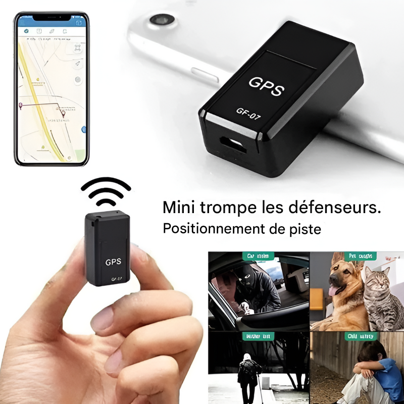 Mini traceur GPS magnétique mondial (modèle GF07)