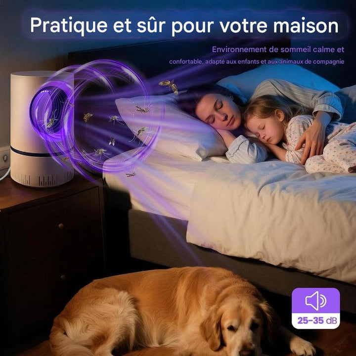 Piège à insectes à lumière UV - Tue-moustiques intérieur/extérieur