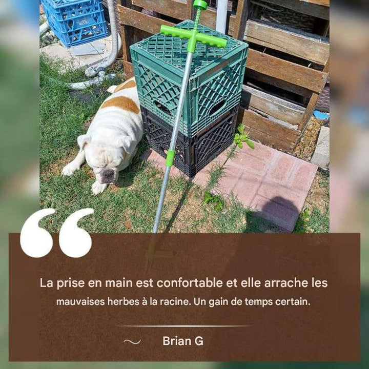 Désherbeur ergonomique RootRipper 1 mètre