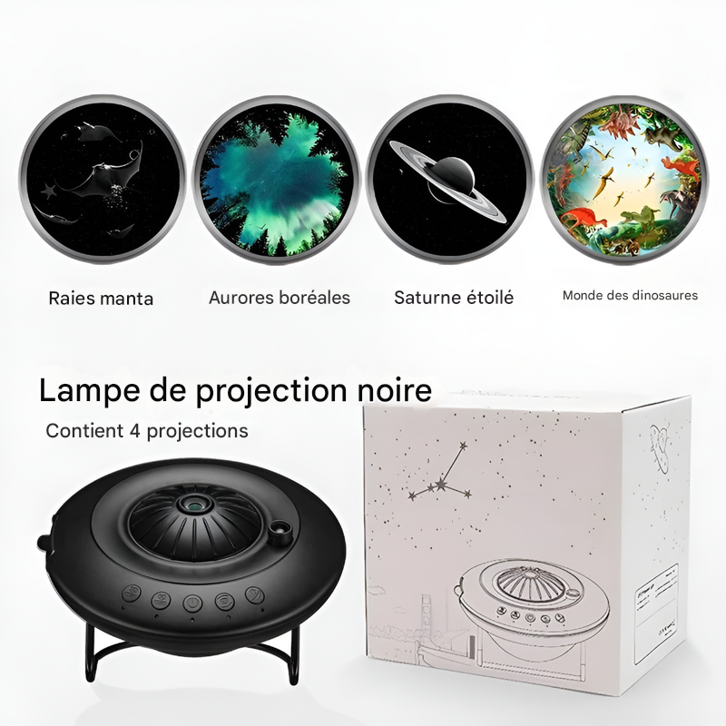 Projecteur de galaxie avec effets de planétarium