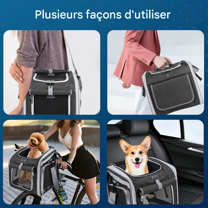 Panier de vélo extensible pour animaux de compagnie