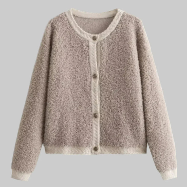 Cardigan boutonné pour femme – Couche douce