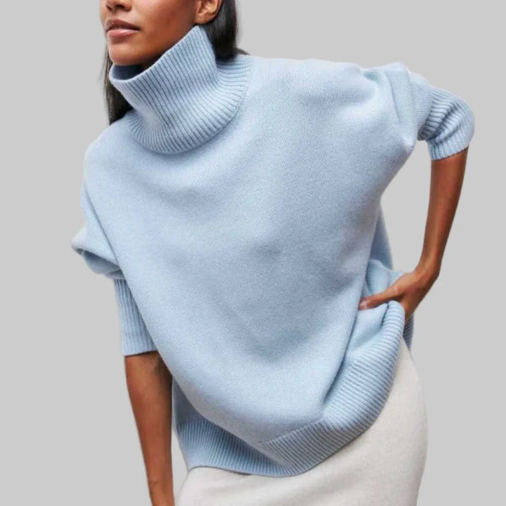 Pull à col roulé pour femme