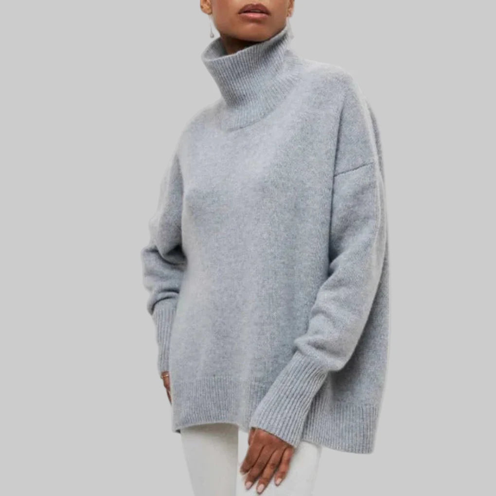 Pull à col roulé pour femme