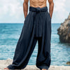Pantalon d'été confortable en lin pour homme