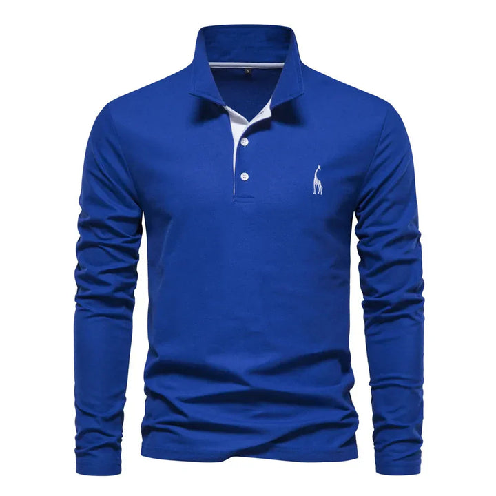 Bastian - Polo à manches longues pour homme