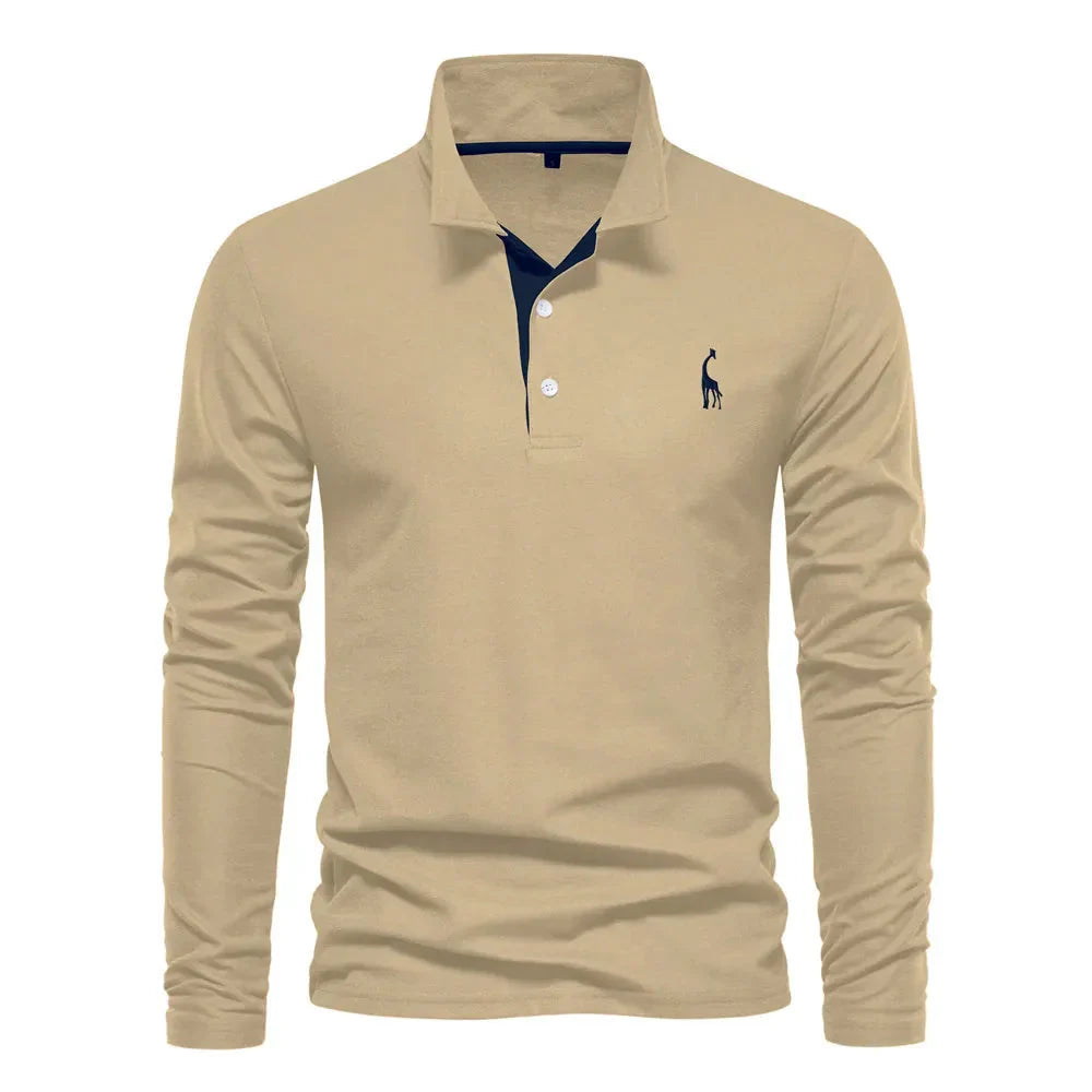 Bastian - Polo à manches longues pour homme