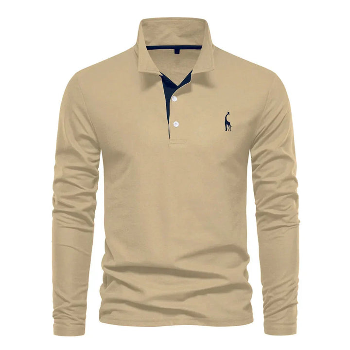 Bastian - Polo à manches longues pour homme
