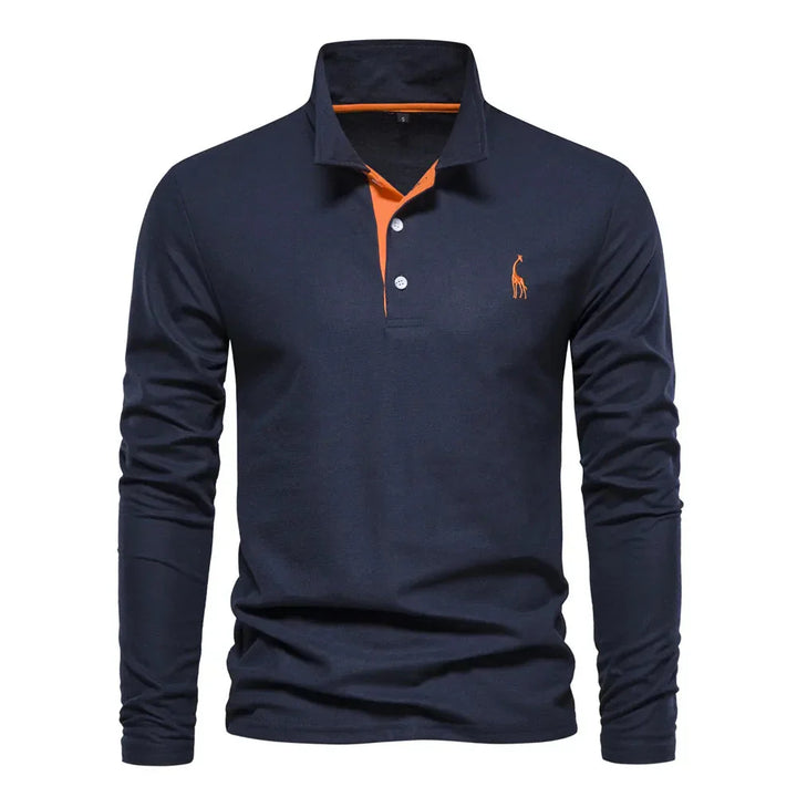 Bastian - Polo à manches longues pour homme