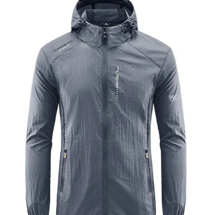 Veste d'été à capuche ultralégère pour homme, coupe-vent et anti-soleil
