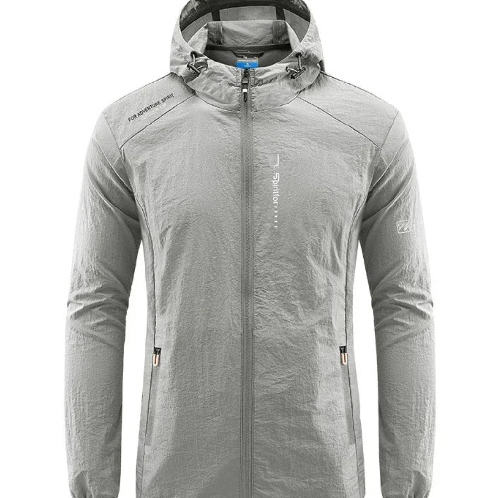 Veste d'été à capuche ultralégère pour homme, coupe-vent et anti-soleil