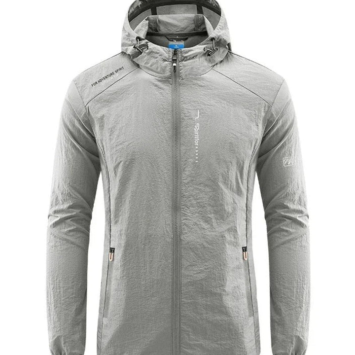 Veste d'été à capuche ultralégère pour homme, coupe-vent et anti-soleil