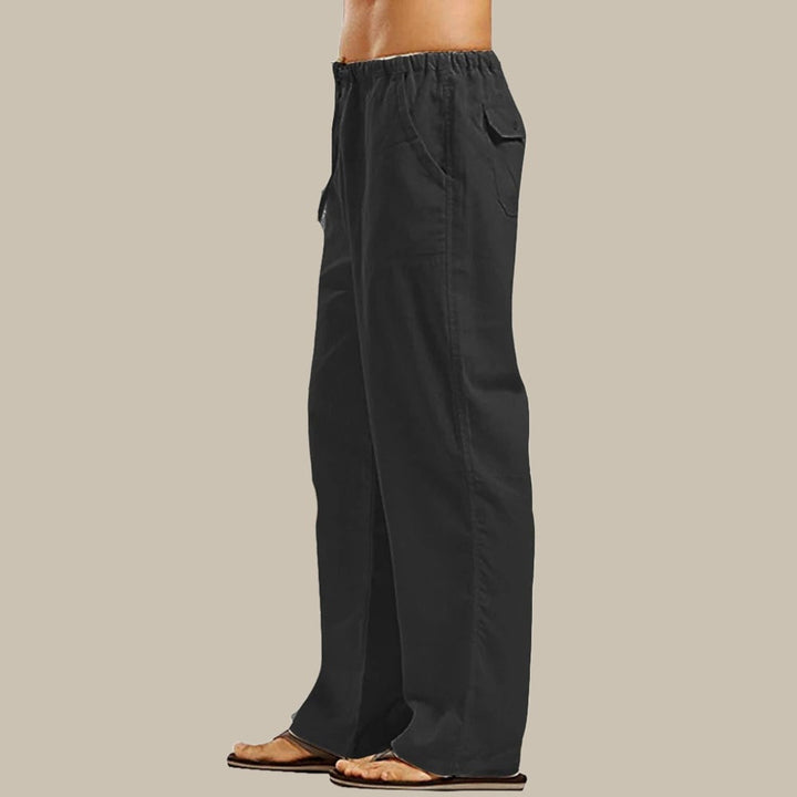 Pantalon en Lin Estival pour Homme, Élégant et Léger