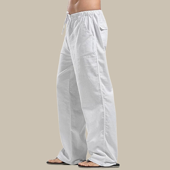 Pantalon en Lin Estival pour Homme, Élégant et Léger