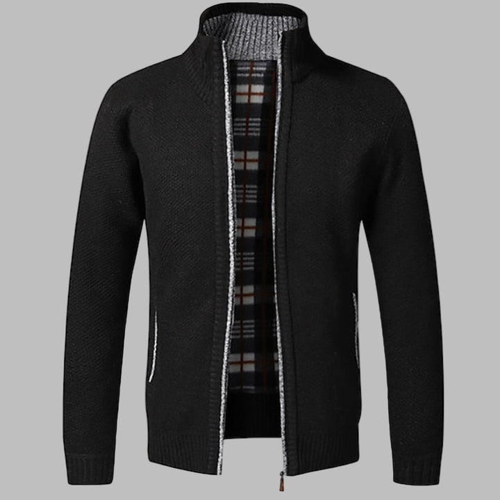 Pull en tricot zippé élégant pour homme
